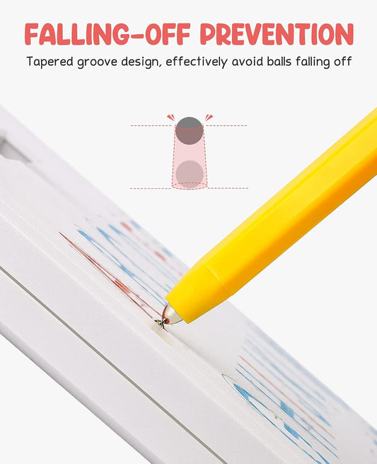 2-in-1 Double-Sided Magnetic Alphabet Tracing Board